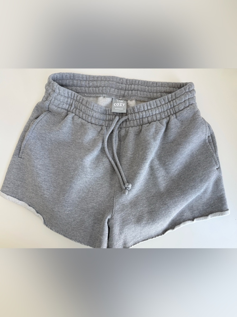 TNA Cozy Fleece Boyfriend Lounge Shorts